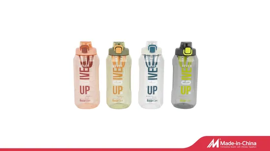 Custom 2023 BPA Free 2000ml Plastic Gym Sport Drink Water Bottle
